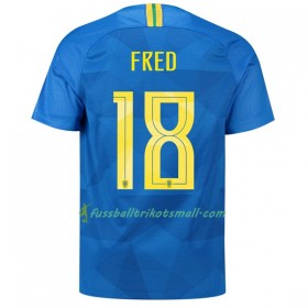 Günstige Fußballtrikots Brasilien Fred 18 WM 2018 Auswärts-trikot kaufen